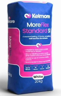 Kelmore MoreFlex Standard S1 Adhesive WHITE