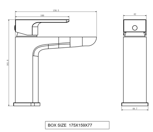 Kolt Mono Basin Mixer Inc. Click Waste