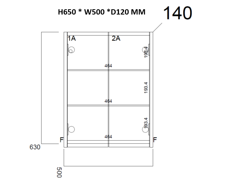 Premium Mirror Cabinet