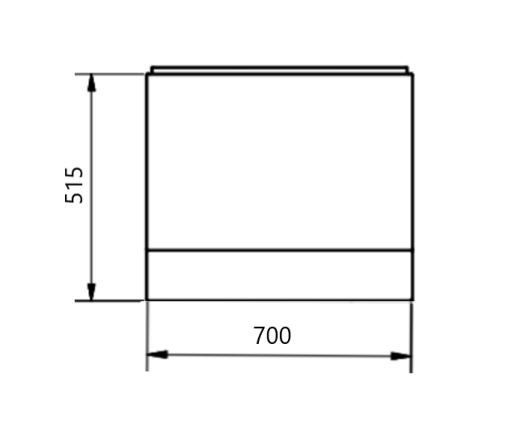 Refine Shower Bath End Panel