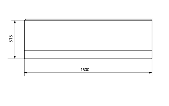Refine Front Bath Panel