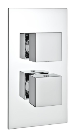 Pure Thermostatic Concealed Shower with Slide Rail Kit