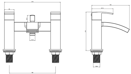 Flair Bath Shower Mixer