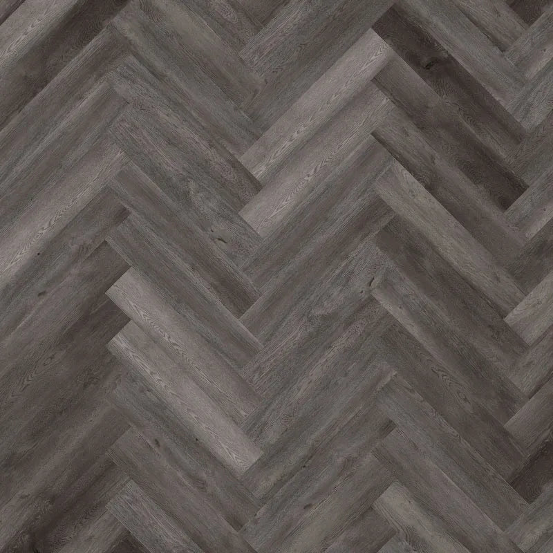 Trømso Herringbone LVT – Slate Grey