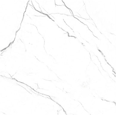 60cm * 60cm Carara White Glossy Porcelain Tiles