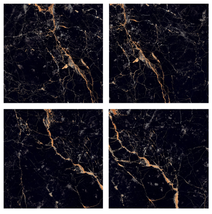 Romania Black/60cm * 60cm high glossy porcelain tiles