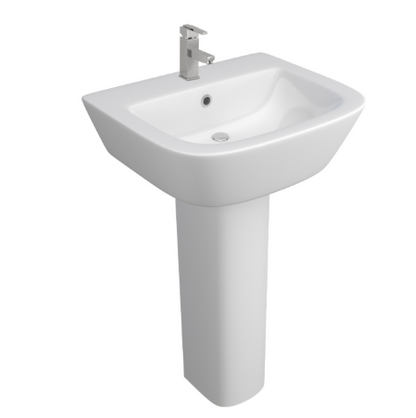 Project Round 530mm Basin Inc. Full pedestal